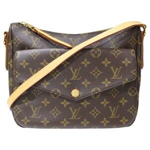 Louis Vuitton Mabillon Monogram Brown Shoulder Bag Crossbody Classic